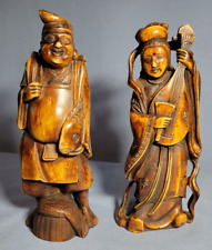 Italian Figurines Fisherman & Woman w/ Mandoline Handcrafted VTG LOBECO picture