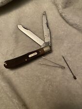 Old Timer Schrade 960T Trapper KnifeW/Field Pick & Tweezers picture