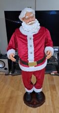 Gemmy Life Size 5ft Dancing Santa Claus Animated Singing Christmas Karaoke Prop picture