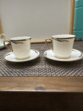 Vintage 1980’s GORHAM Fine China  Dynasty Collection Demitase Teacup/saucer X 2 picture