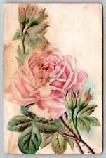 Postcard: Valentine, Romance, Embossed, Glitter, Roses, Posted 1909 picture