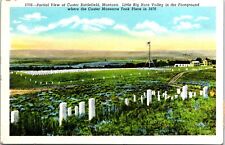 Postcard Custers Battlefield Little Big Horn Massacre Montana D8 picture