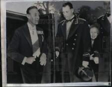 1950 Press Photo King George VI arrives for Coldstream Guards dinner in London picture
