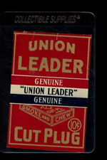 Genuine Union Leader Cut Plug Tobacco Label picture