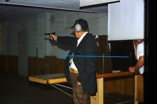 1974 35mm Slides 4X Gun Range Target Practice Pistol Handgun #1123 picture