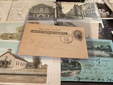 early 1900- 12 Private Mailing/Undivided Postcard Lot w/cool stamps 1898-1905 picture