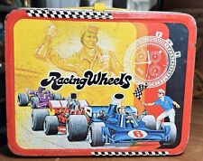 Vintage 1977 King-Seeley Thermos Racing Wheels Metal Lunchbox No Thermos  picture