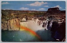 Shoshone Falls Idaho ID Niagara Falls Snake River Canyon Postcard PM Cancel WOB picture