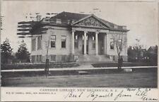 Postcard Carnegie Library New Brunswick NJ  picture