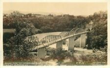 Kentucky Burnside Bridge Cumberland River Cline  RPPC Photo Postcard 22-2186 picture