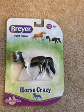 Breyer #97244 WalMart SR - Horse Crazy - Paint Horse - black pinto Driving - NIP picture