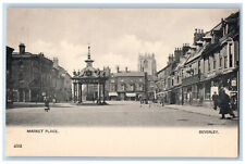 Beverley East Yorkshire England Postcard Market Place c1905 Antique Unposted picture