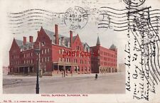 1909 HOTEL SUPERIOR WI, publ Hammon, mailed to Mrs A.N. Sherwood Portland ME picture