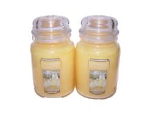 Yankee Candle Homemade Herb Lemonade Large Jar Candle 22 oz each- Lot of 2 picture