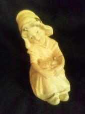 Vintage Hand Painted Young Girl Figurine By Ronan Art Company Inc Robia Ware picture