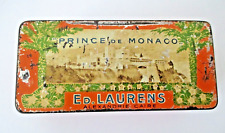 Edwardian Prince De Monaco Tin Box Egypt 100 Alexander Cigarettes  Vtg AZ54 picture