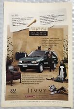 Vintage 1996 Original Print Advertisement Full Page - GMC Jimmy - To Do picture