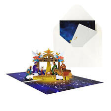 3D Nativity Cards Religious Pop up Birthday Card with Envelopes Greeting Cards picture