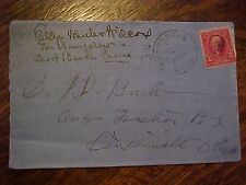 Ella Wheeler Wilcox Signature On Personal Envelope The Bungalow Short Beach Ct. picture