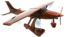 Cessna 182 ® Wooden Model Airplane Mahogany-W- Personalized Plaque picture