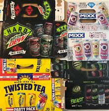 EMPTY | Hard Mtn Dew Bang Mixx Hard Seltzer Monster Twisted Tea Party Pack Boxes picture