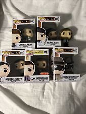 Funko Pops: The Office series - VALUE PACK. Jim (2), Michael (2), Andy, Dwight. picture