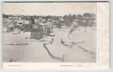 Postcard 1907 Vintage Snow Covered Landscape View of Uniondale, PA picture