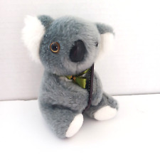Australia Koala Bear Stuffed Animal Stuffy Holding Boomerang 4.5in Realistic picture