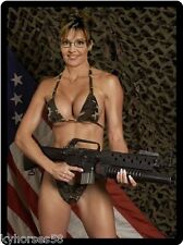 Sexy Sarah Palin Army Bikini Refrigerator Magnet   picture