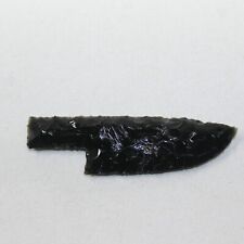 1 Small Obsidian Ornamental Knife Blade  #5424  Mountain Man Knife picture