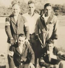 WWII Photo Wounded Soldiers Medical Staff w/ Doctor Military B&W '40s Australia  picture