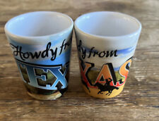 Set of 2--howdy From Texas Shot Glasses picture