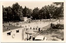 BECKLEY WV RPPC Black Knight Country Club Pool West Virginia Real Photo Postcard picture