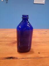 Genuine Phillips Blue Glass Bottle ~ Medicine, Vintage, Made In USA picture