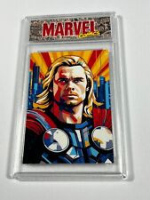 Marvel Thor The Slaboratory Custom Slabbed Card 1/1 picture