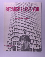 Georgie Fame Sheet Music Original Because I Love You 1967 picture
