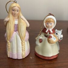 Vintage 1985 Gallery of Art Christmas Ornament Storybook Collection Lot Of 2 picture