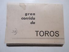 vintage gran corrida de toros Bullfighting foldout photo booklet picture