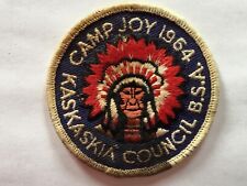 1964 Camp Joy pocket patch picture
