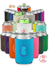 Personalized Premium Collapsible Can Coolers Wedding / Party Favors 100 QTY picture