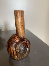 Vintage Handmade Wooden Vase 4