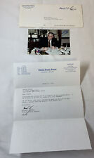 Wyoming Senator MICHAEL MIKE ENZI signed autographed letter and photo picture