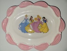 2003 Disney Princess Tray Ceramic Snow White, Cinderella, Belle, Aurora picture