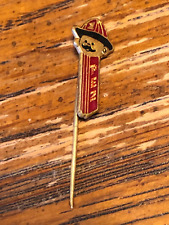 Pez Fireman Enameled metal Stickpin Stick Pin Lapel Pin Pinback Nice picture
