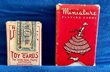 Set of Miniature Playing Cards 1930's Duke and Ballerina One Unopened Family Own picture