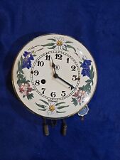 Vintage Gebruder WINTERMANTEL Germany Clock Enamel Face picture