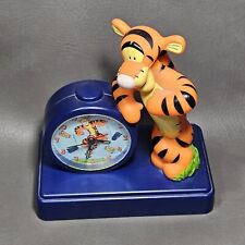 Disney Fantasma Tigger Talking Kids Alarm Clock Winnie The Pooh Tested Works Vtg picture