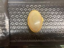 Oval Gold Toned Ring/Pill Box picture