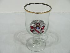 RARE STRASBOURG FRANCE FOOTED BEER GLASS #651 picture