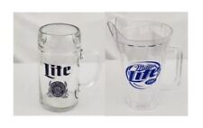 MILLER LITE PLASTIC BEER PITCHER WITH ICE STORAGE  picture